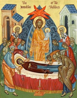 The Dormition of the Theotokos! Byzantine Influence Meets Rus' Artistic Spirit in 11th Century Novgorod