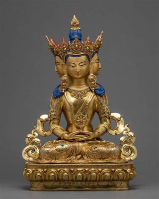  Vairocana Buddha with Delicate Gilding and Intricate Lotus Throne!